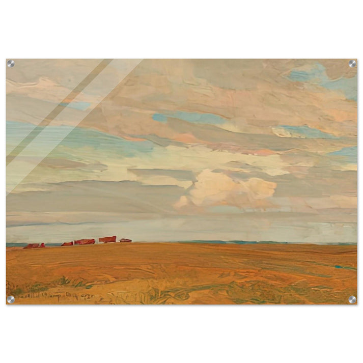 PRAIRIE SAND HILL CAMP MAY 1921 1921 - Maynard Dixon Acrylic Print - 70x100 cm / 28x40″ inches | Maynard Dixon Paintings