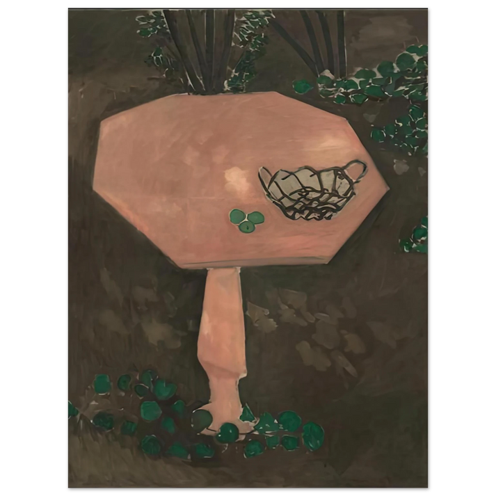 Henri Matisse - THE ROSE MARBLE TABLE 1917 75x100 cm / 30x40inches Fine Art Poster