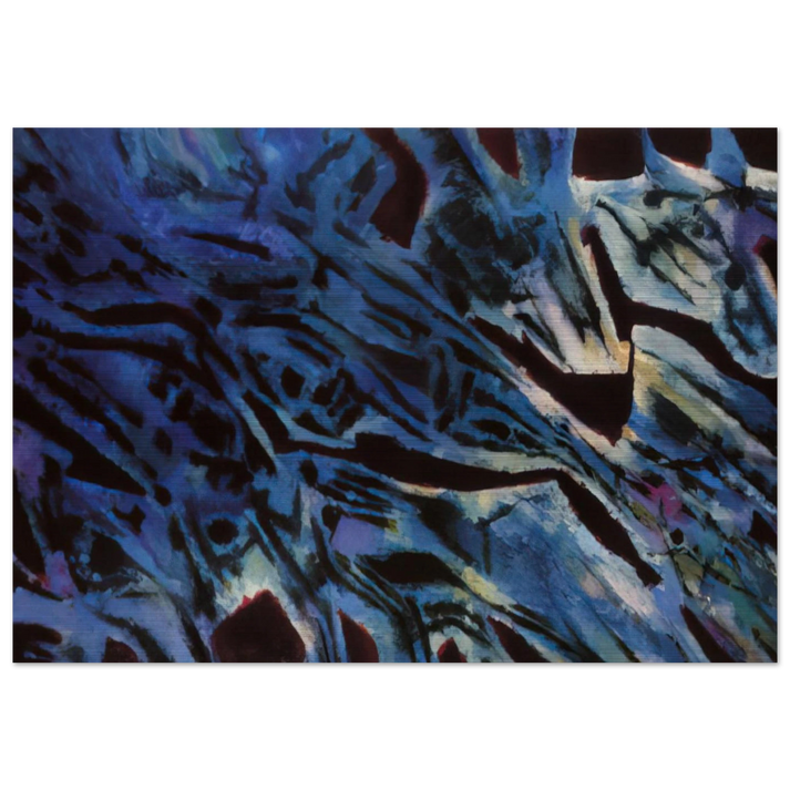 Fishes’ Sanctuary - 1969 - Alfred Manessier Brushed Aluminum Print - 70x100 cm / 28x40 inches | Alfred Manessier Aluminum Print | Alfred Manessier Prints