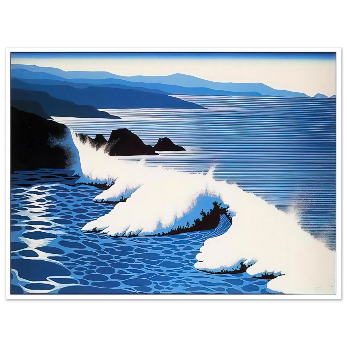 Eyvind Earle - The Wave Fine Art Poster - Default Title