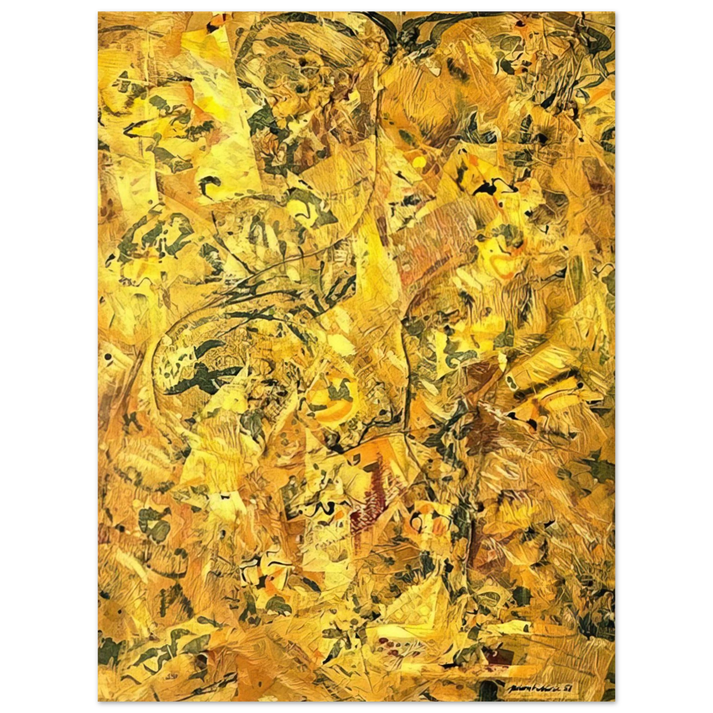Jackson Pollock - NUMBER 2 75x100 cm / 30x40inches Fine Art Poster