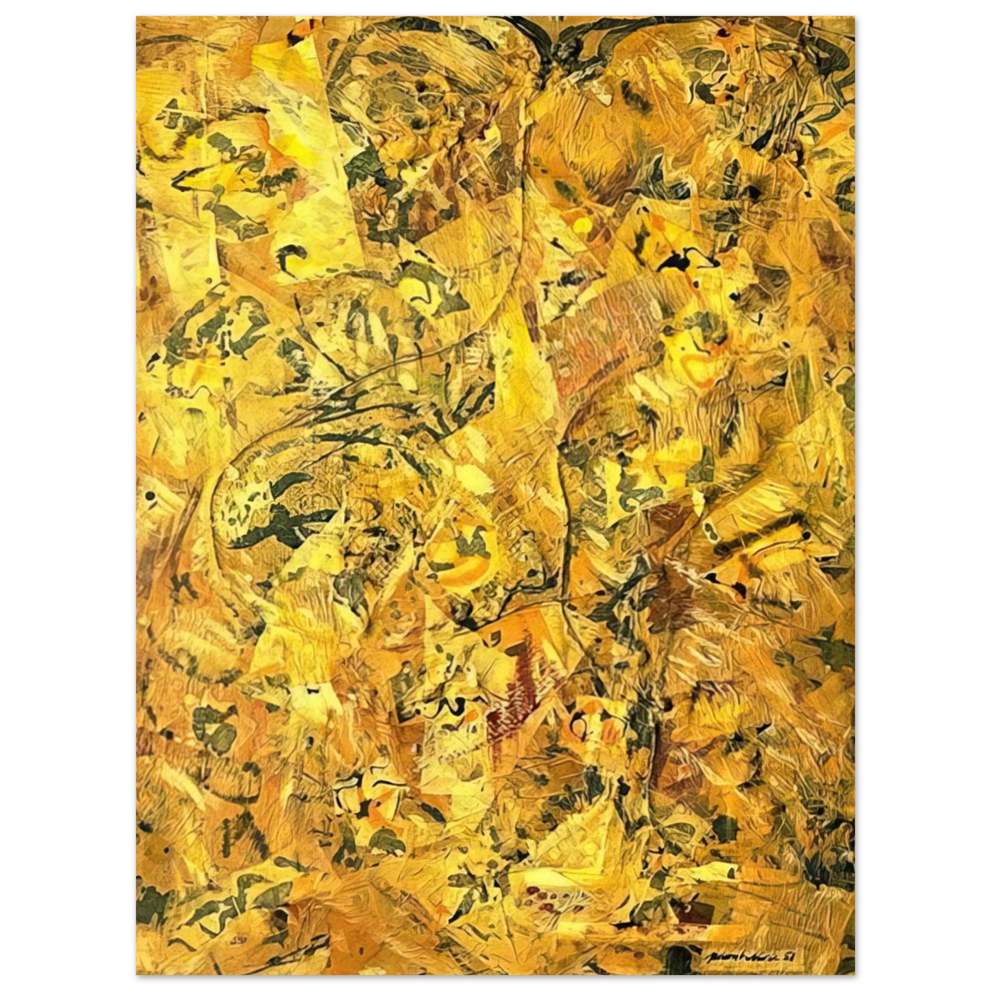 Jackson Pollock - NUMBER 2 Fine Art Poster - Default Title