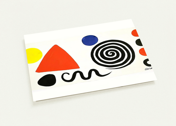ABSTRACTION 1966 By Alexander Calder Pack of 10 Post Cards | Alexander Calder Post Cards | A6 (10.5 x 14.8 cm) - 4.1 x 5.8 inches