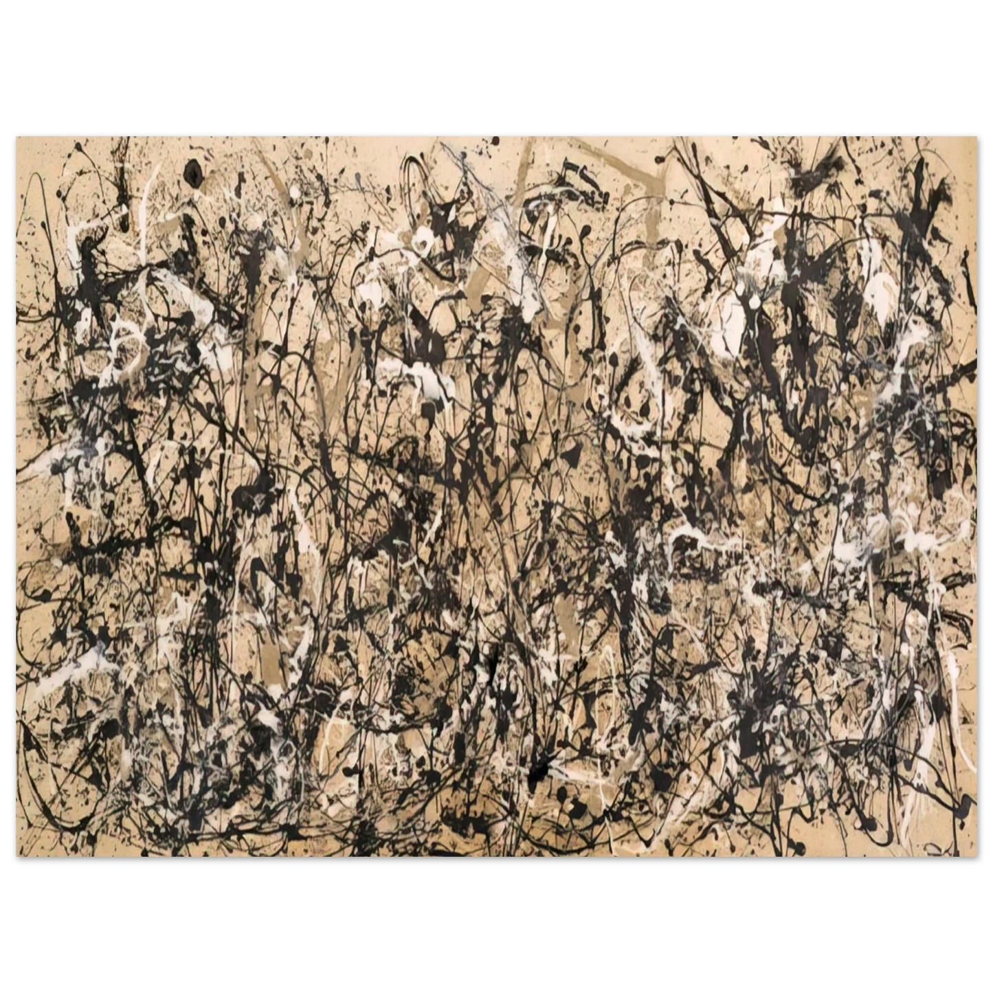 Jackson Pollock - AUTUMN RHYTHM NUMBER 30 1950 Fine Art Poster - Default Title