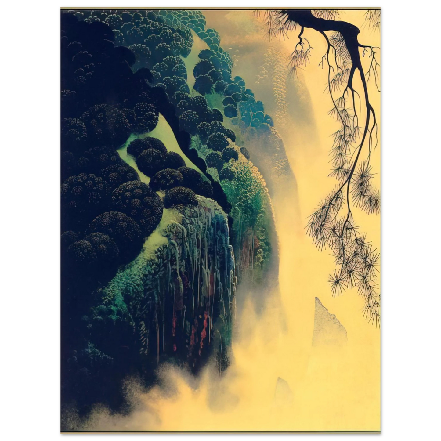Eyvind Earle - Jeweled Coast Fine Art Poster - Default Title