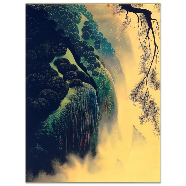 Eyvind Earle - Jeweled Coast 75x100 cm / 30x40inches Fine Art Poster
