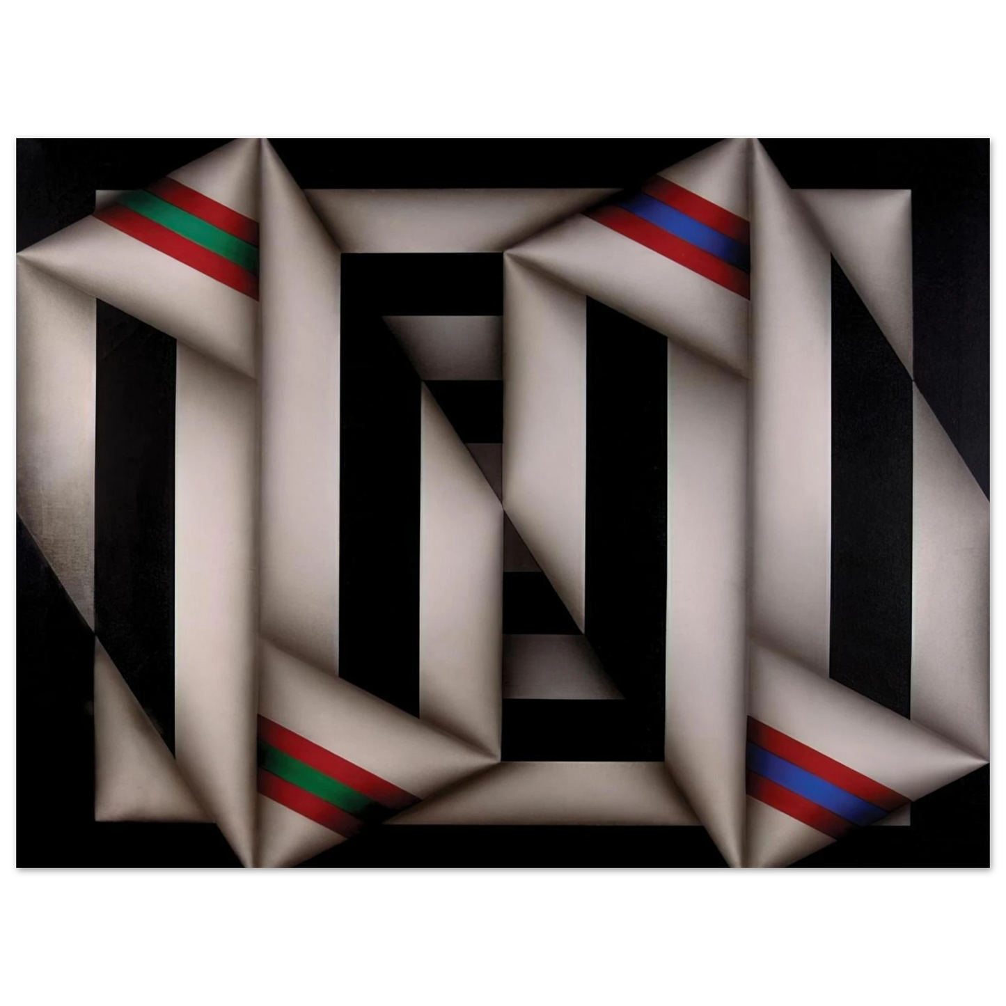 Omar Rayo - Omelemo II - 1981 Fine Art Poster - Default Title