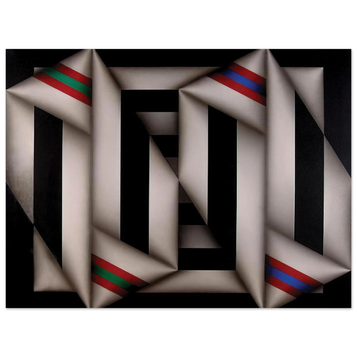 Omar Rayo - Omelemo II - 1981 75x100 cm / 30x40inches Fine Art Poster