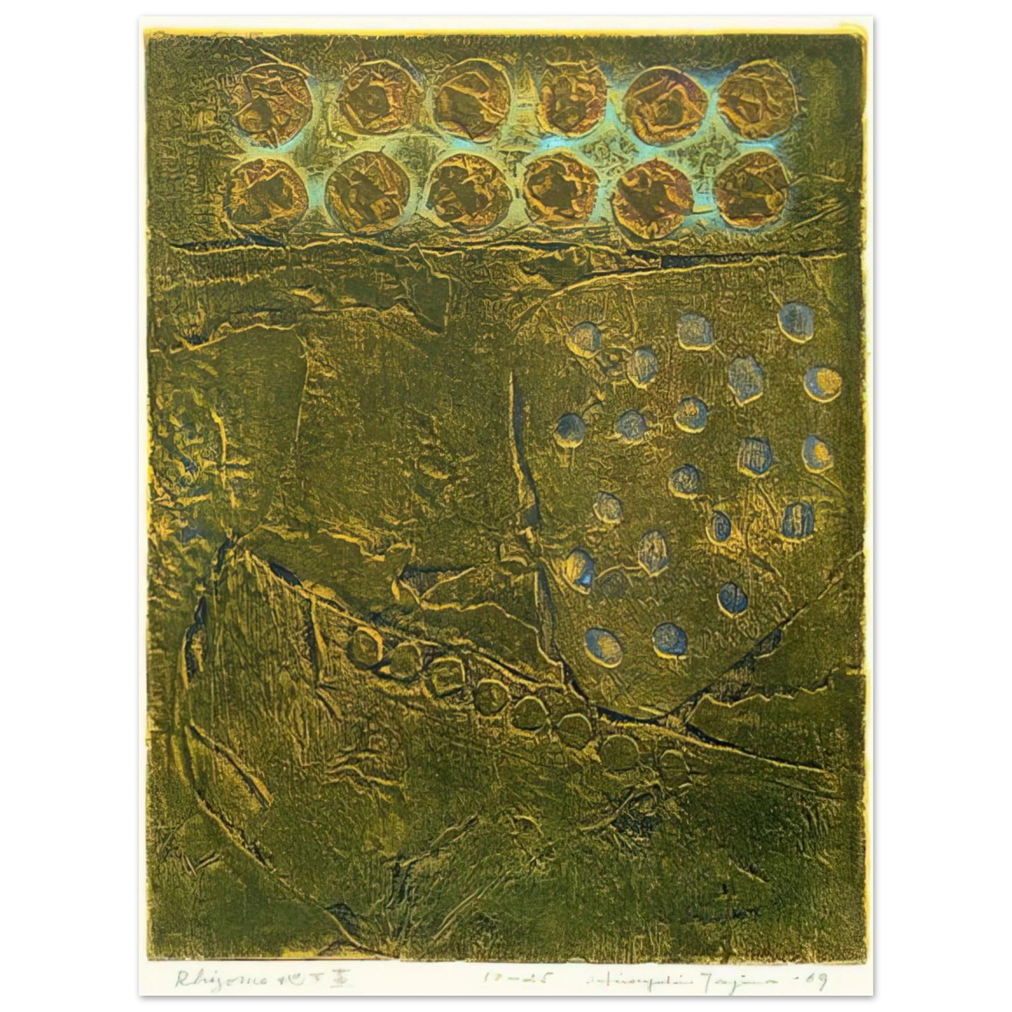 Hiroyuki Tajima - Rhizome - 1969 Fine Art Poster - Default Title