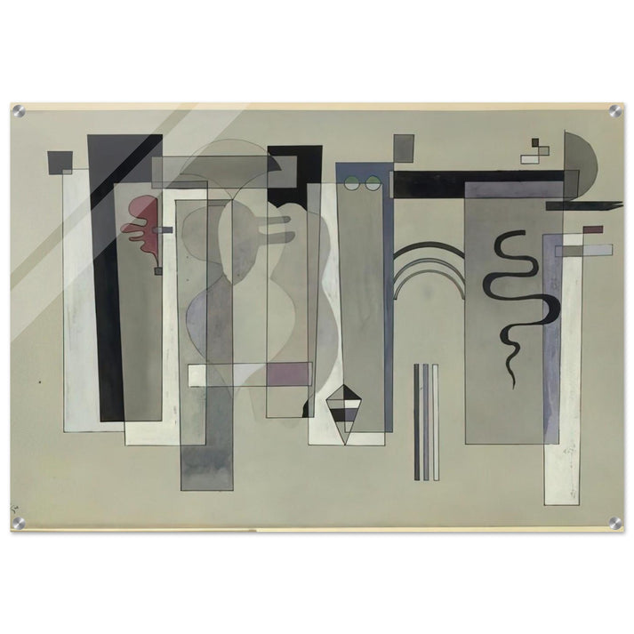SURFACES MEETING 1934 - Wassily Kandinsky Acrylic Print - 70x100 cm / 28x40″ inches | Wassily Kandinsky Wall Art | Wassily Kandinsky Prints
