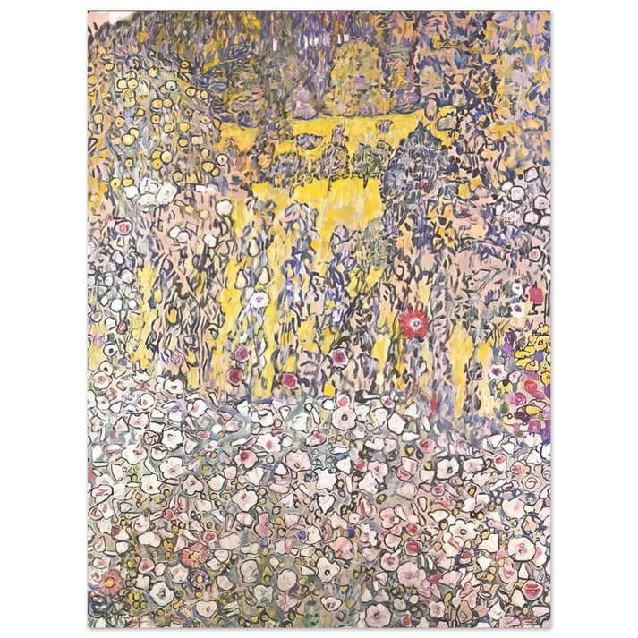 Gustav Klimt - HORTICULTURAL LANDSCAPE WITH A HILLTOP 75x100 cm / 30x40inches Fine Art Poster