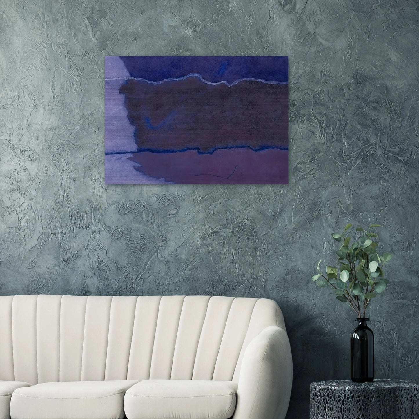 Infinity Field, Lefkada Series For C.D. Friedrich - 1981 - Theodoros Stamos Brushed Aluminum Print - 70x100 cm / 28x40 inches | Theodoros Stamos Aluminum Print | Theodoros Stamos Prints