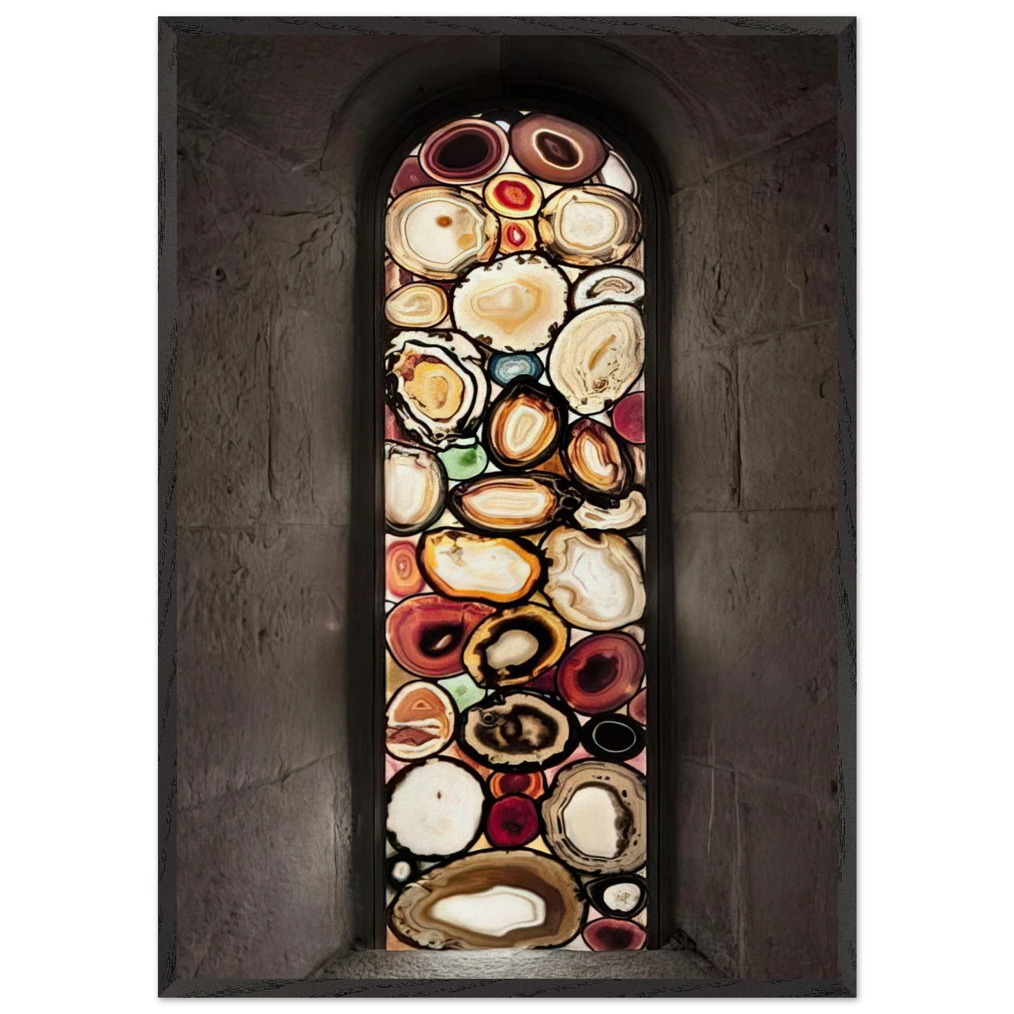 AHATFENSTER 2009 1 - Sigmar Polke Framed Art Print – Black Wooden Frame - Default Title - -Framed Art Print