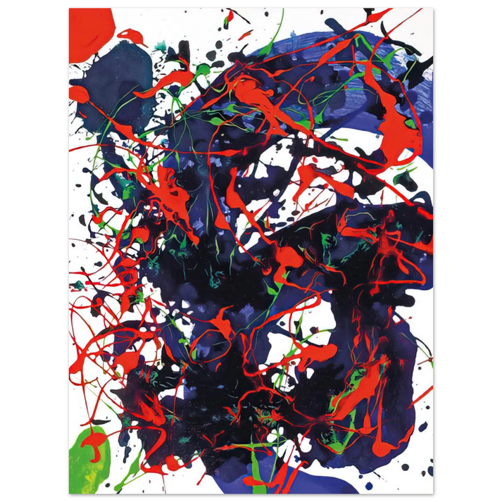 Sam Francis - Untitled SFP94-41 SFF 1716 75x100 cm / 30x40inches Fine Art Poster