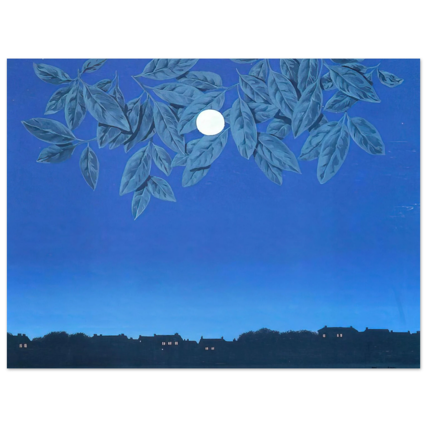 Rene Magritte - THE BLANK PAGE 1967 Fine Art Poster - Default Title