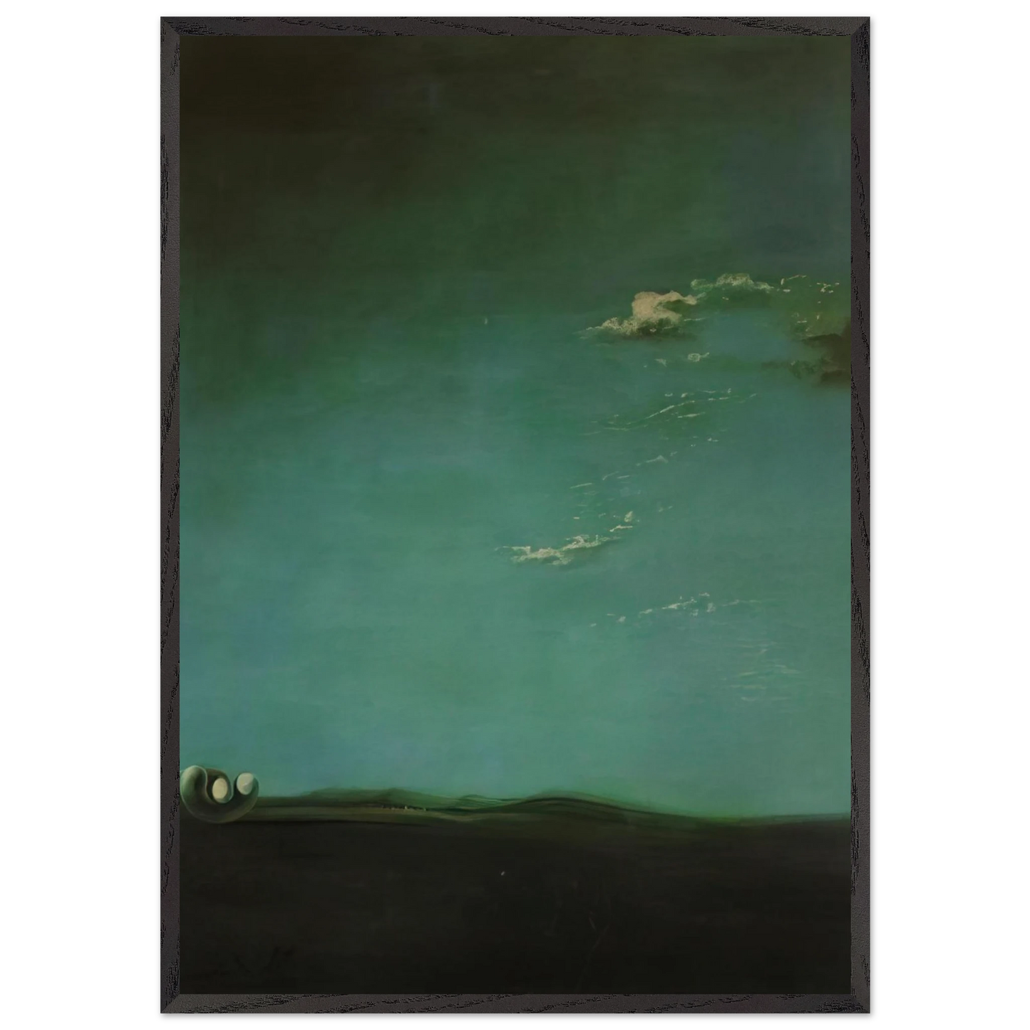 HYPNAGOGIC MONUMENT - Salvador Dali Framed Art Print – Black Wooden Frame - Default Title - -Framed Art Print