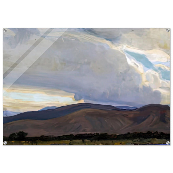 STORM FROM THE SIERRA 1937 - Maynard Dixon Acrylic Print - 70x100 cm / 28x40″ inches