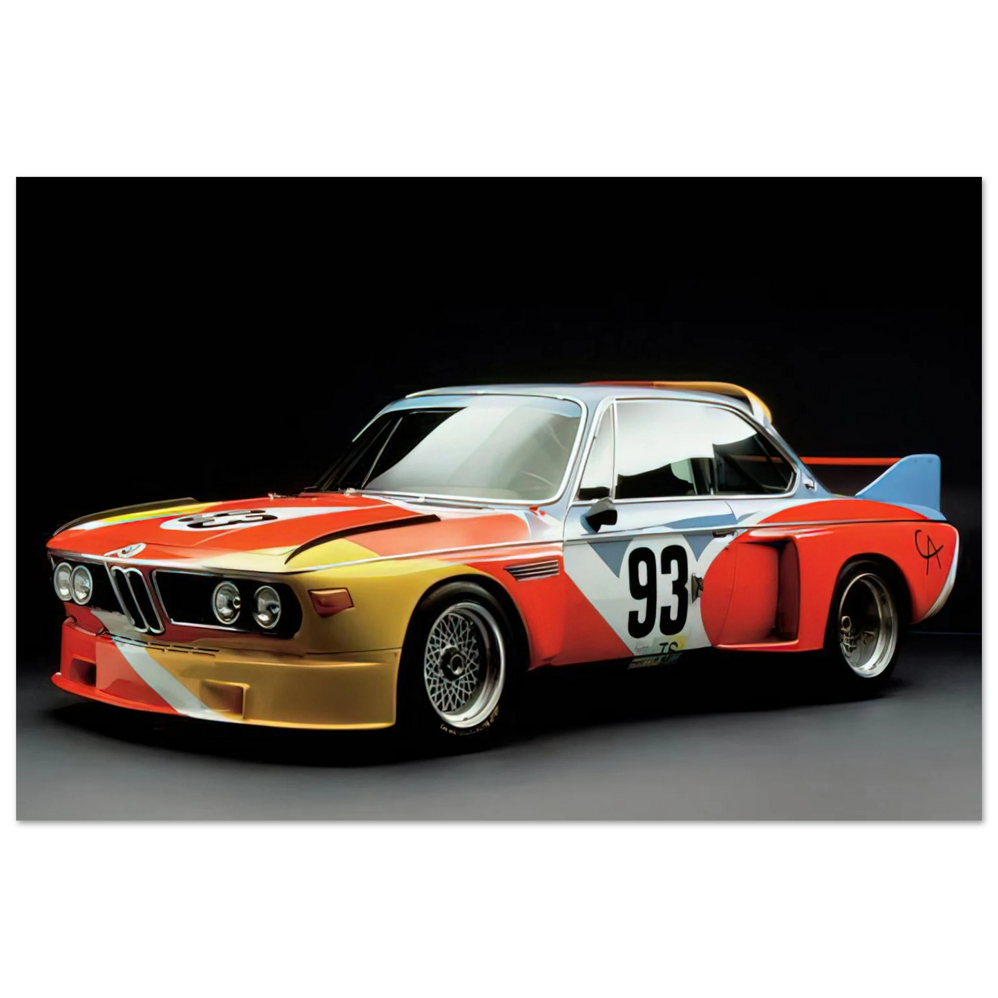 Alexander Calder - ART CAR 1975 Fine Art Poster - 40x60 cm / 16x24 inches