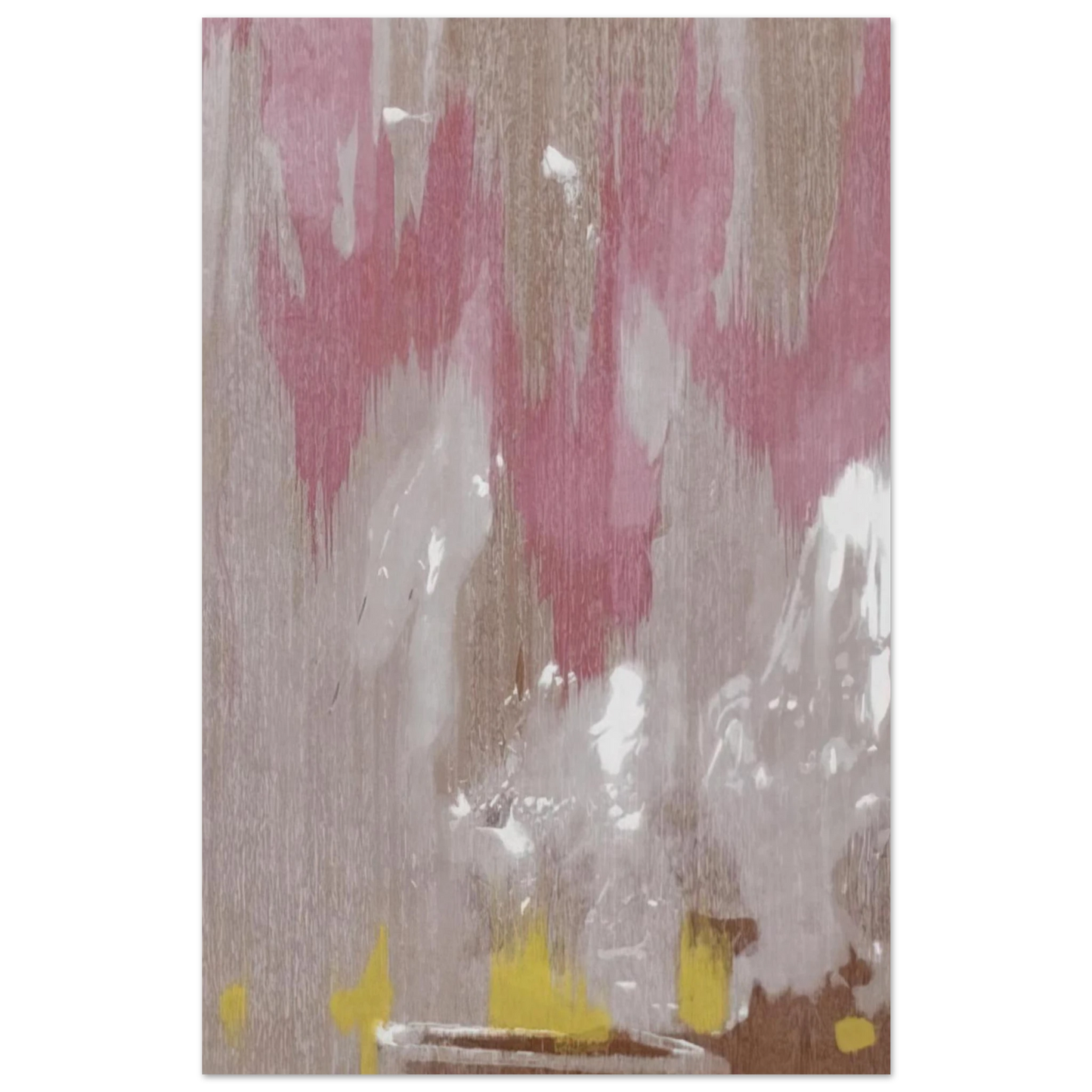 Helen Frankenthaler - Tales of Genji IV - 1998 Wall art - 30x40 cm / 12x16 inches - Premium Wooden Framed Poster With Fine Art Paper - Wood frame
