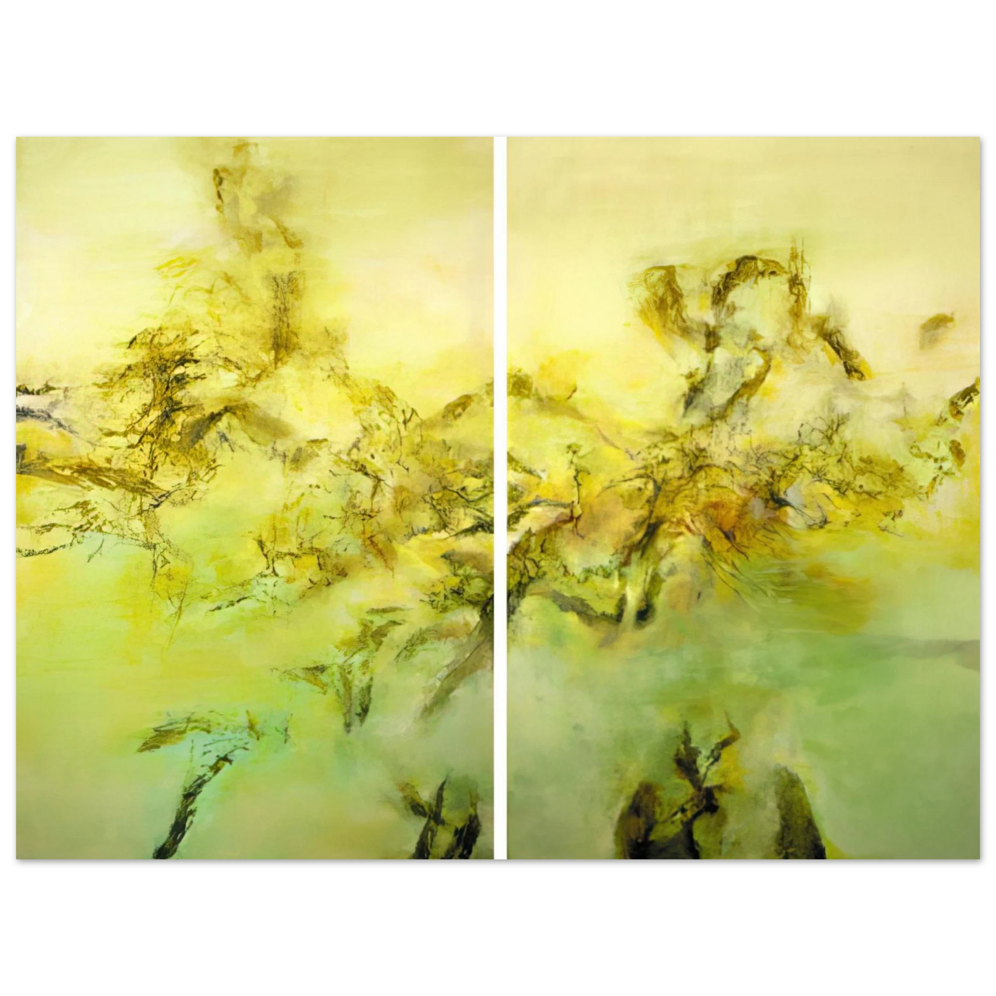 Zao Wou-Ki - 27 10 2002 2002 Fine Art Poster - Default Title