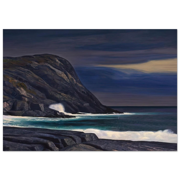 Brewing Storm, Monhegan - Rockwell Kent Brushed Aluminum Print - 70x100 cm / 28x40 inches | Rockwell Kent Aluminum Print | Rockwell Kent Prints