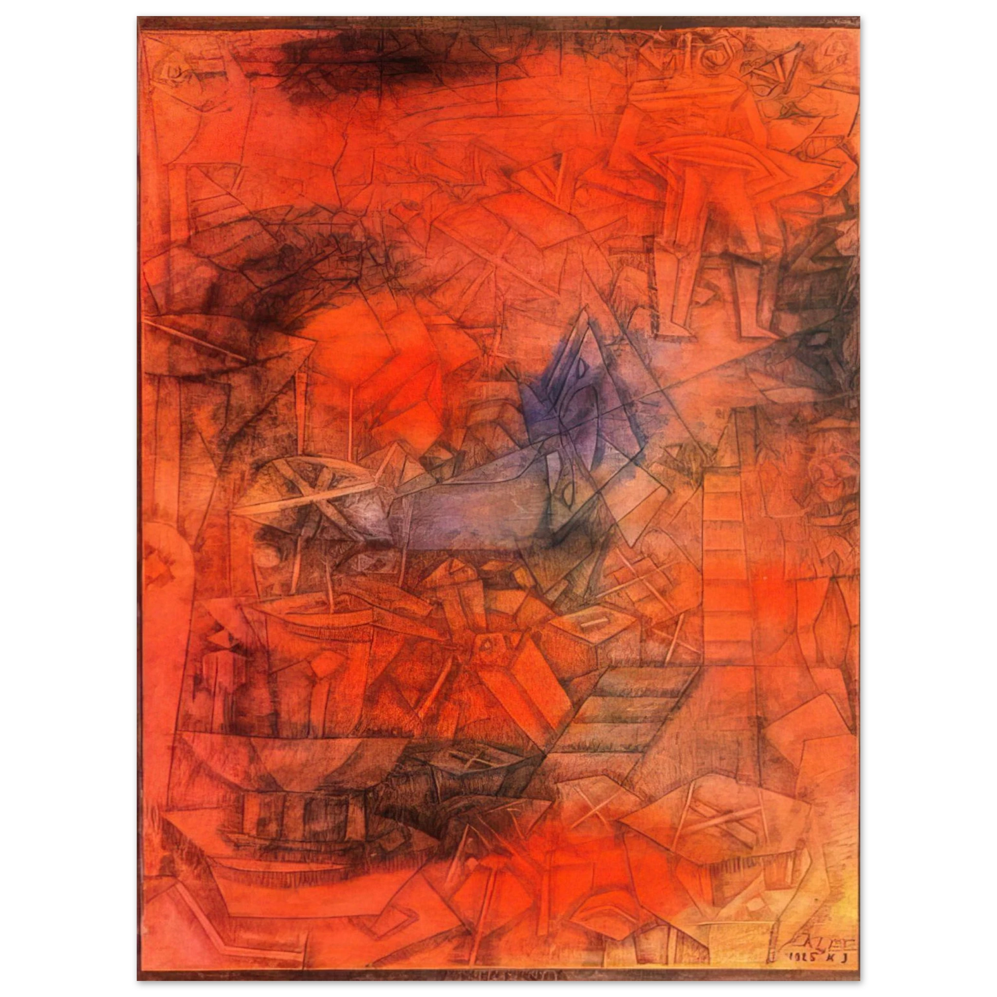 Paul Klee - GROYNES 1925 Fine Art Poster - Default Title