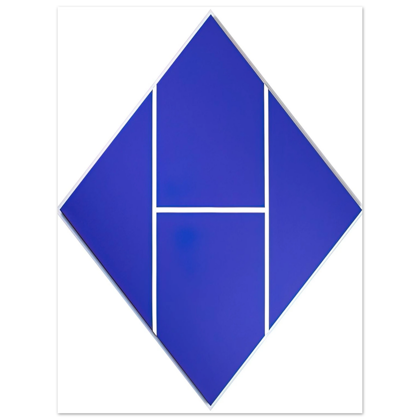 Carmen Herrera - Cobalt - 1982 Fine Art Poster - Default Title