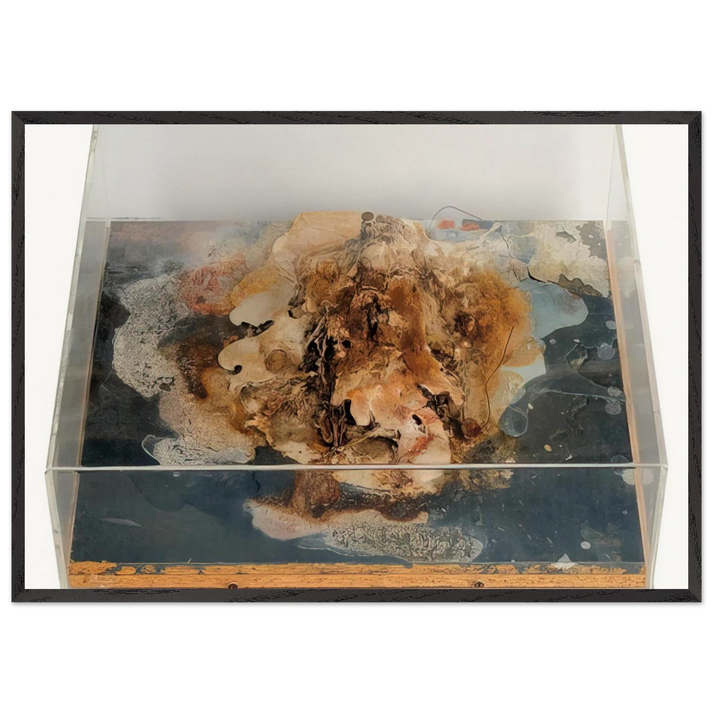 Small Island - 1968 - Dieter Roth 70x100 cm / 28x40 inches Framed Art Print – Black Wooden Frame