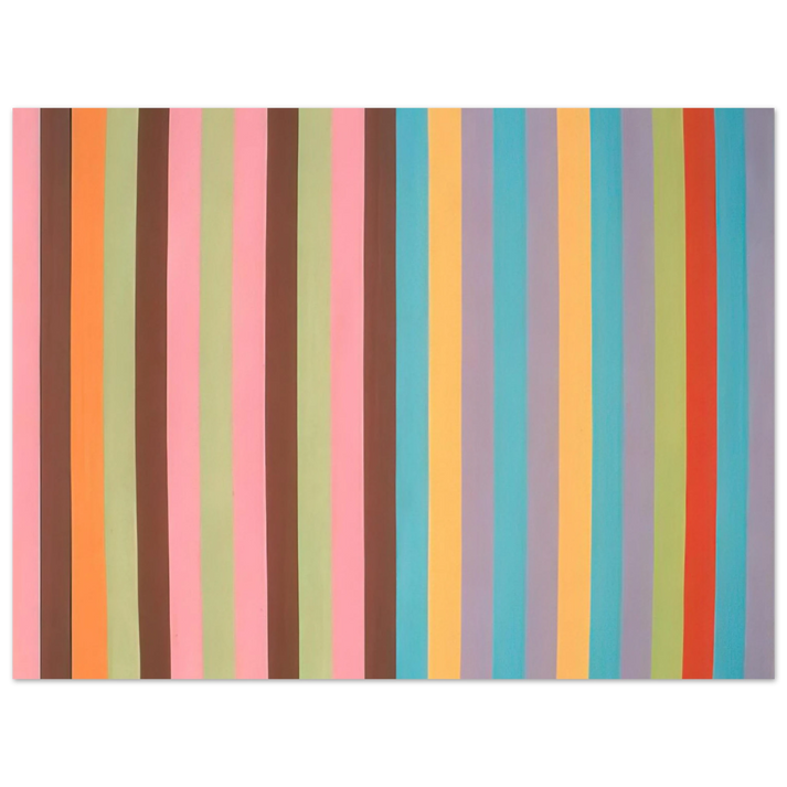 Gene Davis - Boudoir Painting - 1965 75x100 cm / 30x40inches Fine Art Poster