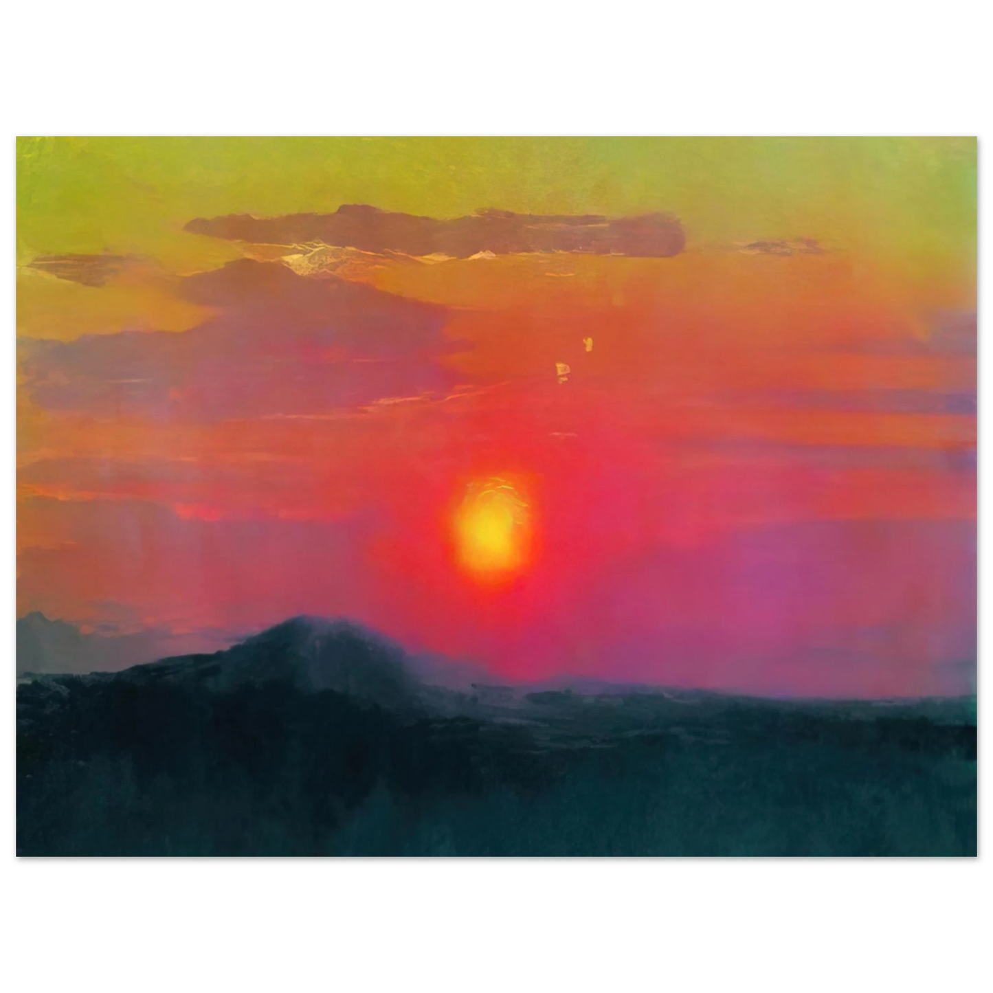 Arkhyp Kuindzhi - Red sunset Fine Art Poster - Default Title