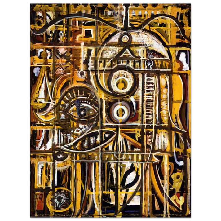 Richard Pousette-Dart - Abstract Eye - 1943 75x100 cm / 30x40inches Fine Art Poster