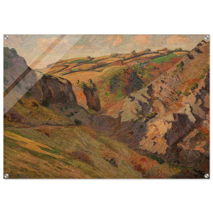 Caves Prunal near Pontgibaud Auvergne - Armand Guillaumin Acrylic Print - 70x100 cm / 28x40″ inches | Armand Guillaumin Wall Art | Armand Guillaumin Prints
