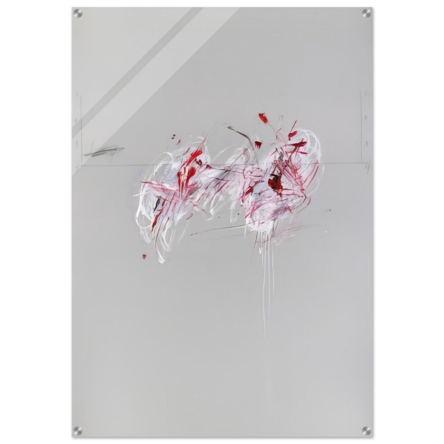 Nine Discourses on Commodus, Part II - Cy Twombly Acrylic Print - 70x100 cm / 28x40″ inches | Cy Twombly Wall Art | Cy Twombly Prints