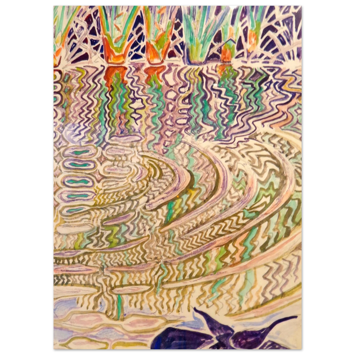 Walter Inglis Anderson - Walter Anderson Wall art - A2 (42 x 59.4 cm) - Premium Wooden Framed Poster With Fine Art Paper-canvas - Black frame