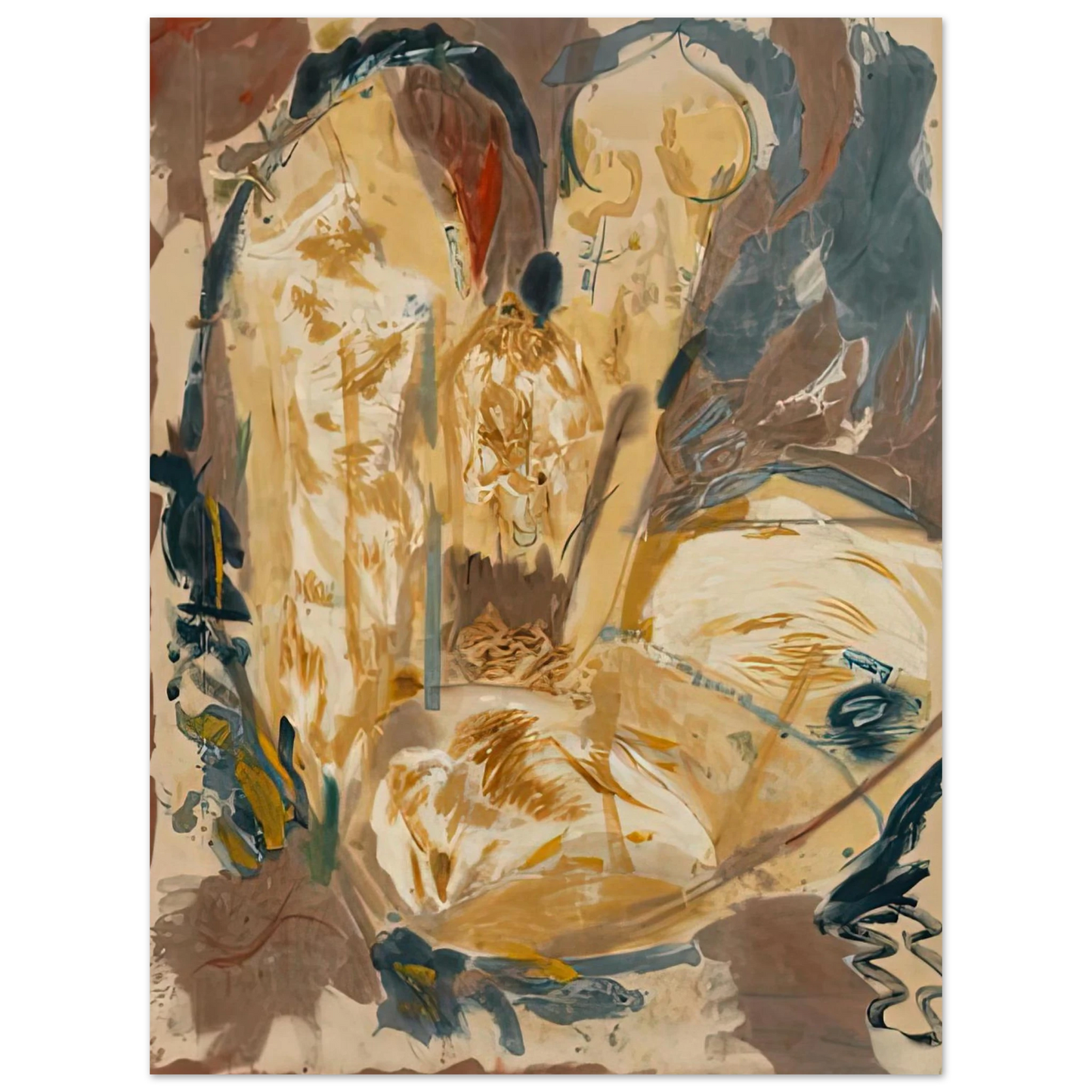 Helen Frankenthaler - Giralda, 1956- Wall Art - 21x29.7 cm / 8x12" - Fine Art Poster - -