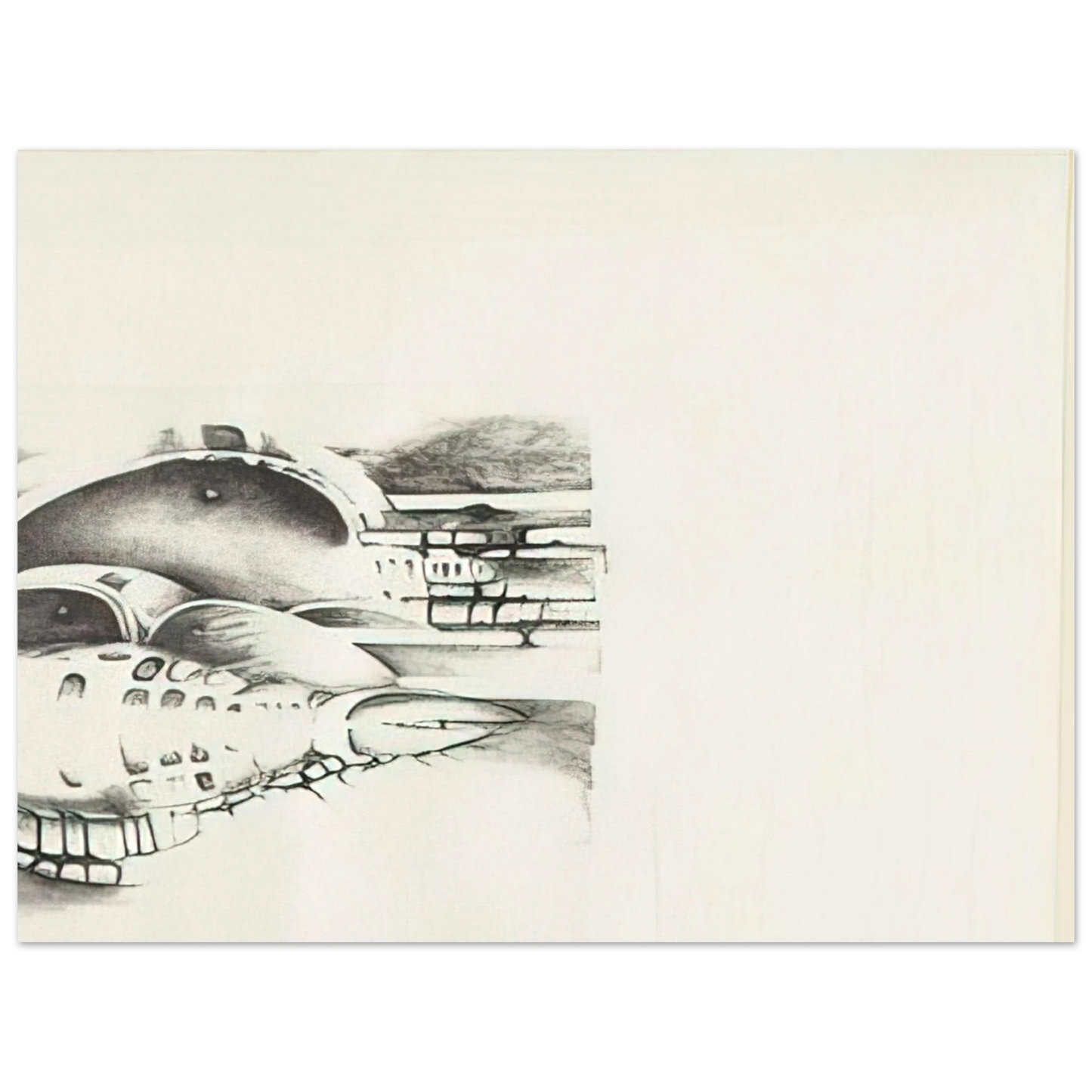 Lee Bontecou - THIRTEENTH STONE 1970 Fine Art Poster - Default Title