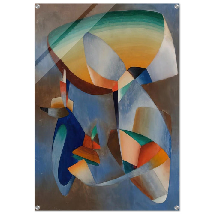 Composition - Abstract Art - John Ferren Acrylic Print - 70x100 cm / 28x40″ inches | John Ferren Wall Art | John Ferren Prints