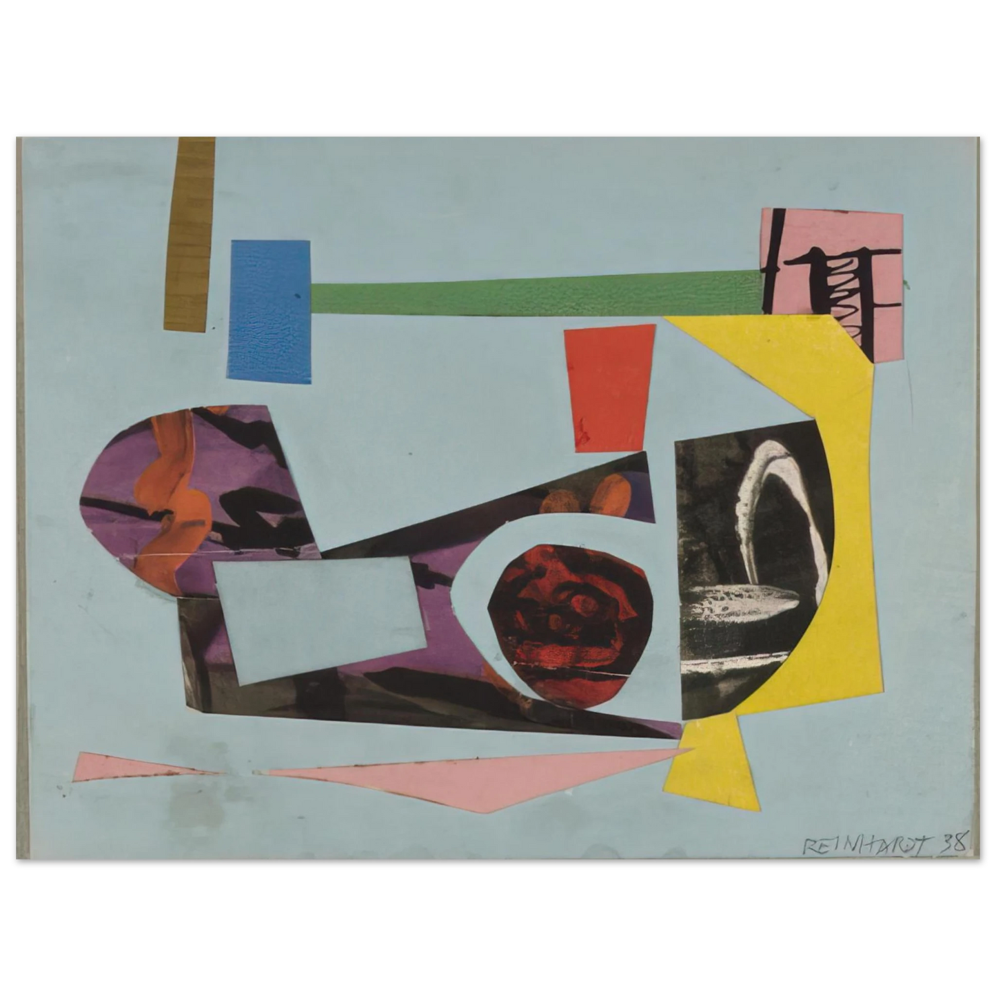 Ad Reinhardt - Study for a Painting - 1938 Fine Art Poster - Default Title