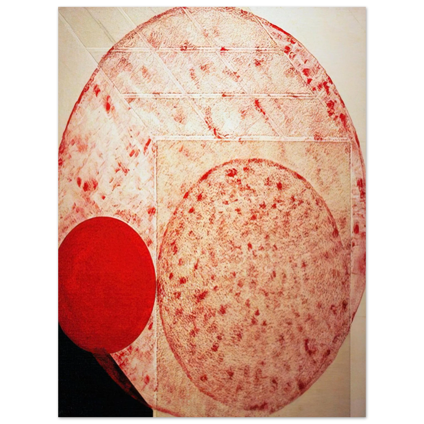 Lygia Pape - Painting. Red - 1987 Fine Art Poster - Default Title