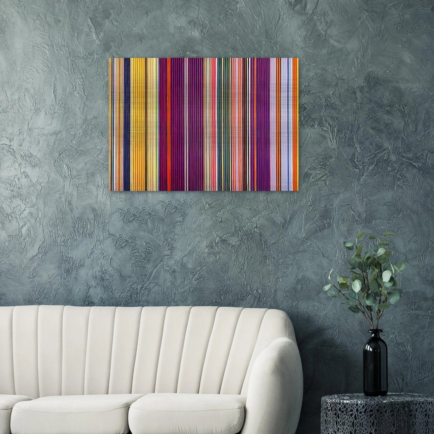 Dr. Peppercorn - 1967 - Gene Davis Brushed Aluminum Print - 70x100 cm / 28x40 inches | Gene Davis Aluminum Print | Gene Davis Prints