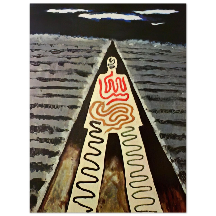 Man Ray - A NIGHT AT SAINT JEAN 75x100 cm / 30x40inches Fine Art Poster