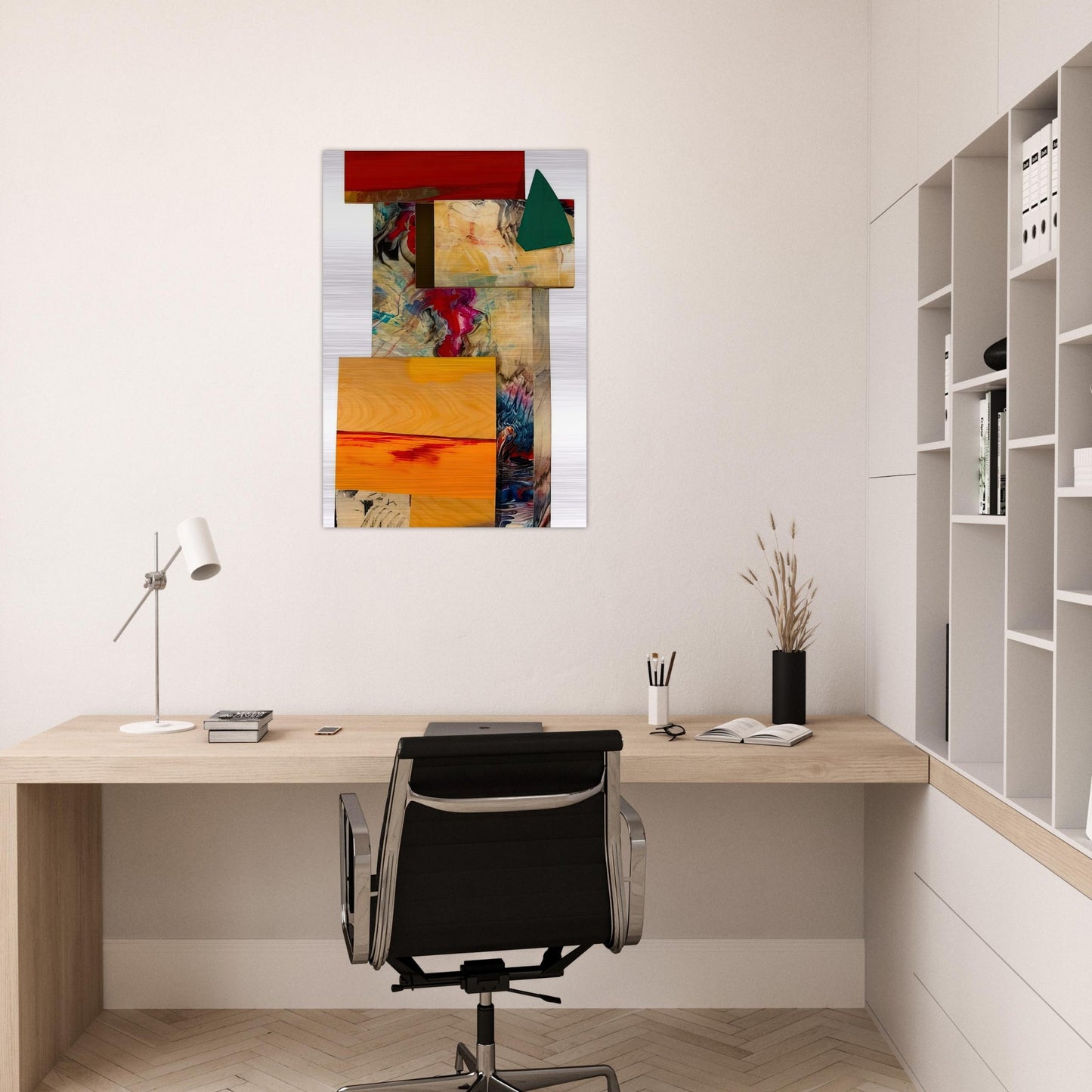 Rubiyat - Sam Gilliam Brushed Aluminum Print - 70x100 cm / 28x40 inches | Sam Gilliam Aluminum Print | Sam Gilliam Prints