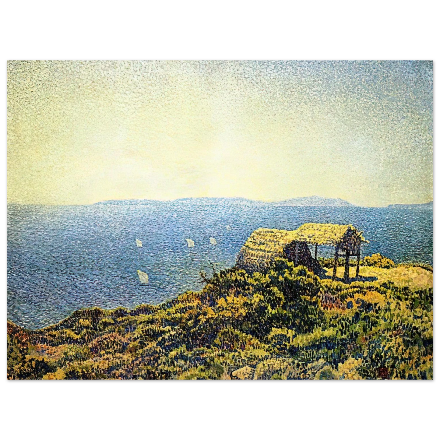 Theo van Rysselberghe - LEVANT ISLE Fine Art Poster - Default Title