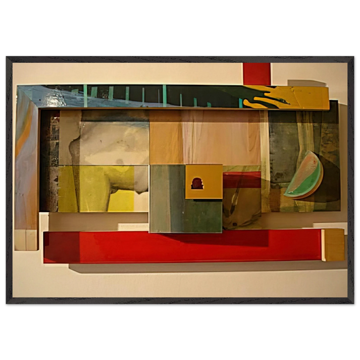 Horse - Sam Gilliam 70x100 cm / 28x40 inches Framed Art Print – Black Wooden Frame