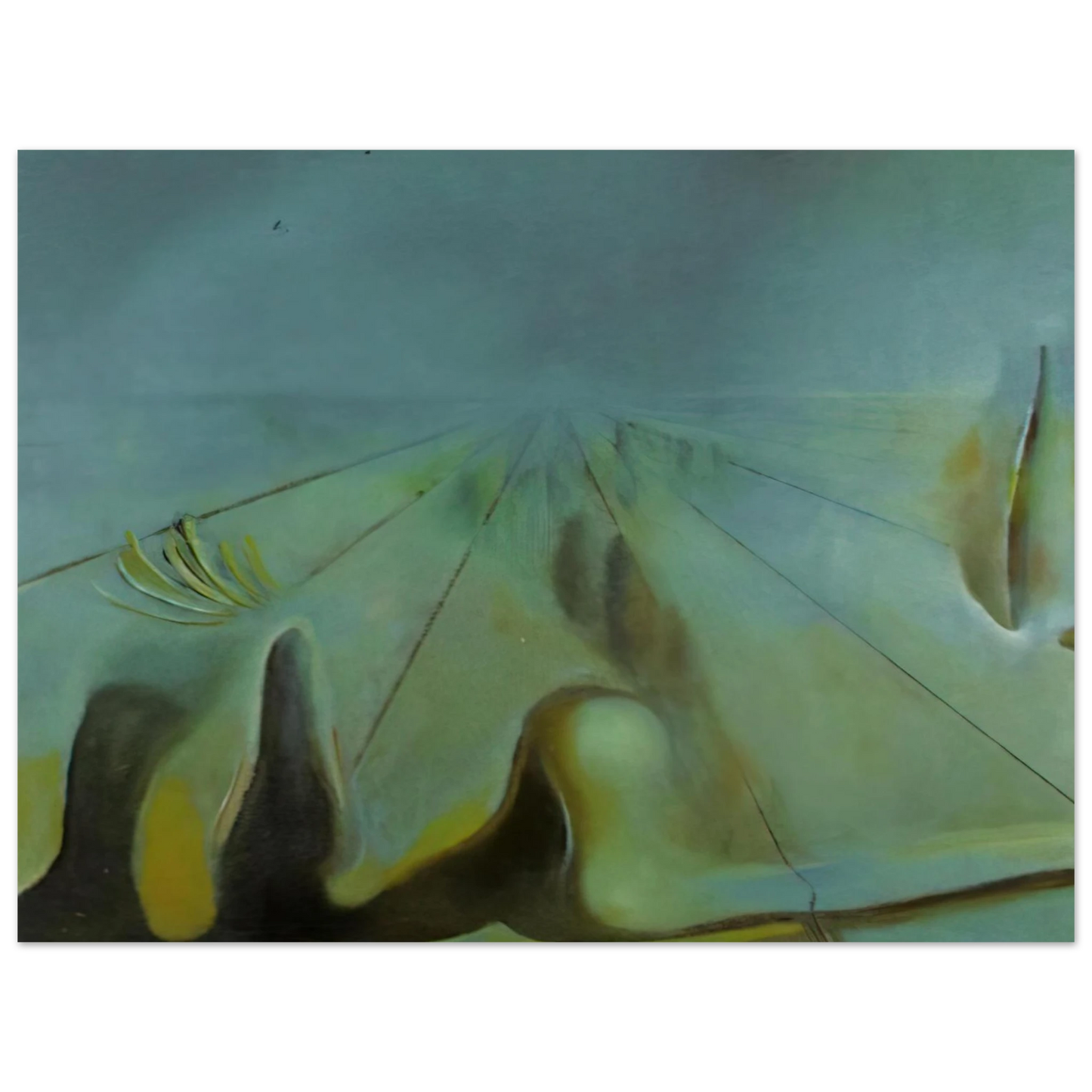 Salvador Dali - ENIGMA UNFINISHED VERSION OF THE THREE GLORIOUS ENIGMAS OF GALA Fine Art Poster - Default Title