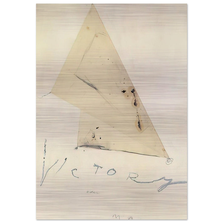 Victory - Cy Twombly Brushed Aluminum Print - 70x100 cm / 28x40 inches | Cy Twombly Aluminum Print | Cy Twombly Prints