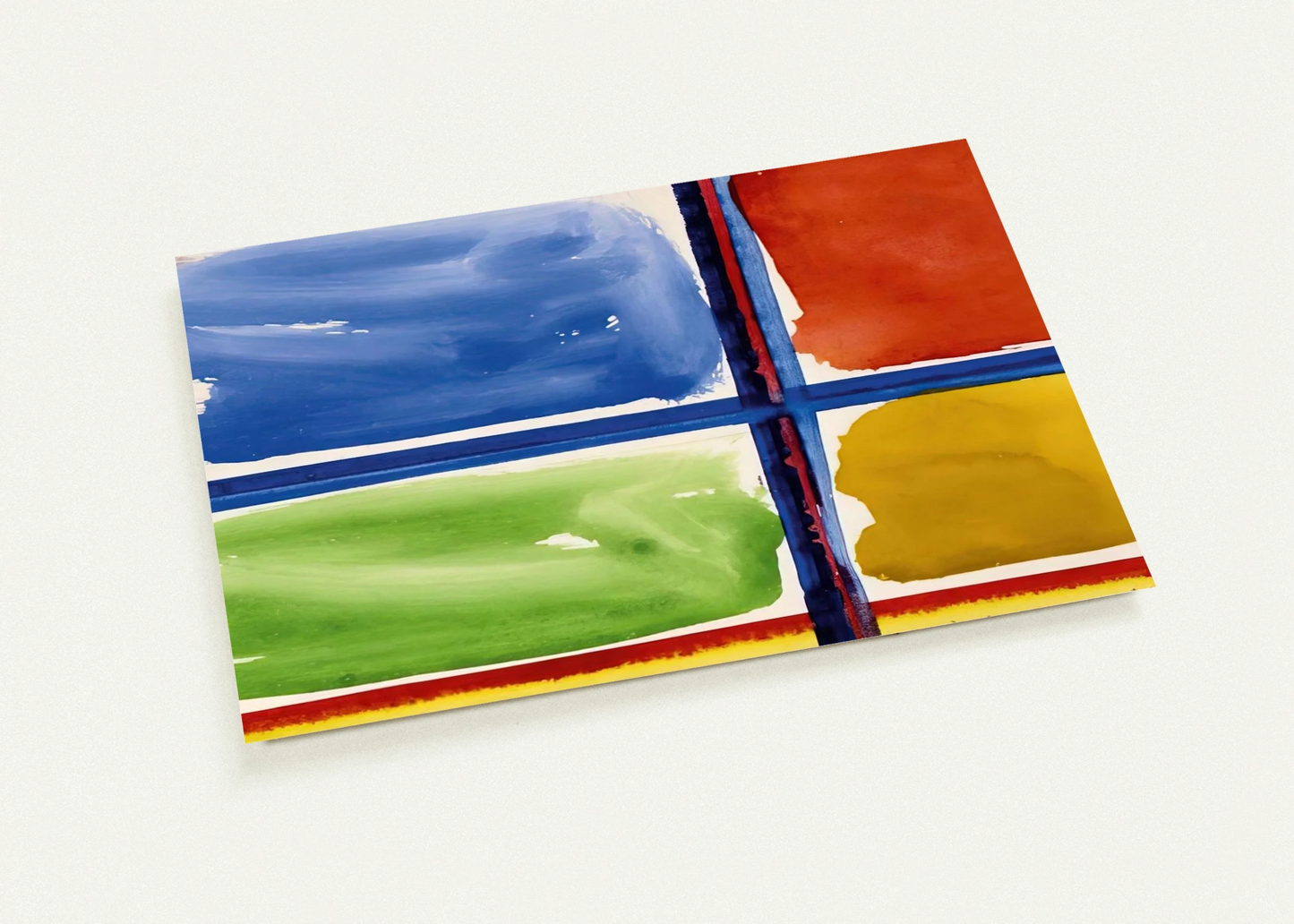 Fensterkreuz II - 1966 By Blinky Palermo Pack of 10 Post Cards | Blinky Palermo Post Cards | A6 (10.5 x 14.8 cm) - 4.1 x 5.8 inches