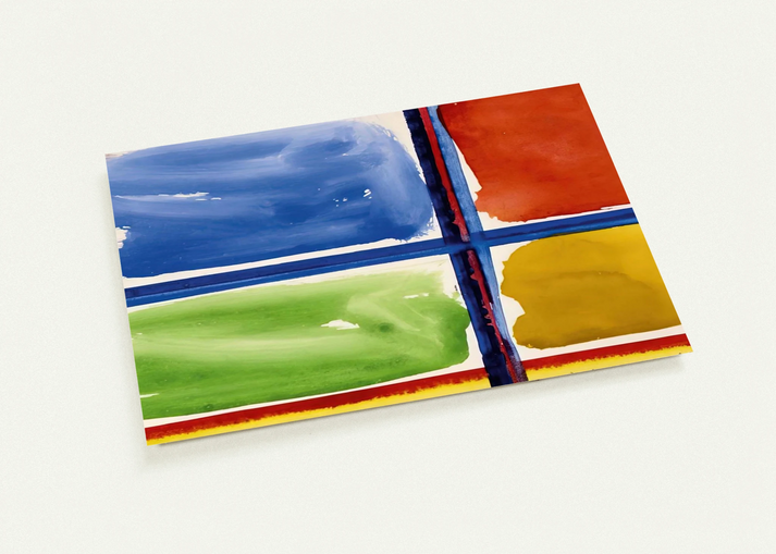 Fensterkreuz II - 1966 By Blinky Palermo Pack of 10 Post Cards | Blinky Palermo Post Cards | A6 (10.5 x 14.8 cm) - 4.1 x 5.8 inches