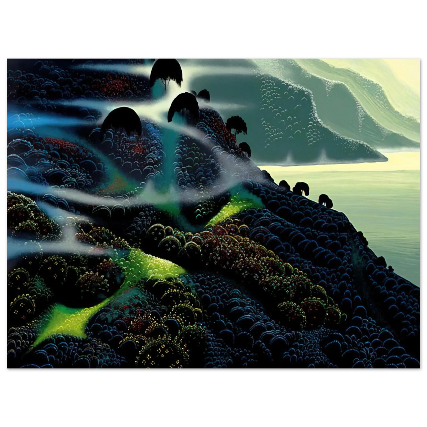 Eyvind Earle - Ocean Paradise Fine Art Poster - Default Title
