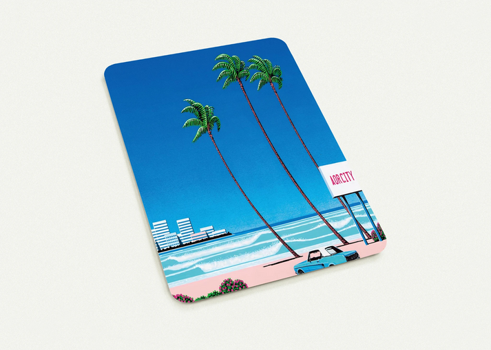 Light Mellow Sealine By Hiroshi Nagai Pack of 10 Post Cards | Hiroshi Nagai Post Cards | A6 (10.5 x 14.8 cm) - 4.1 x 5.8 inches